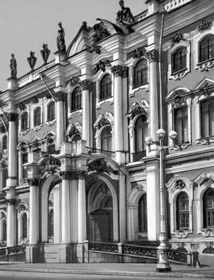 Зимний дворец. Фасад с Дворцовой площади