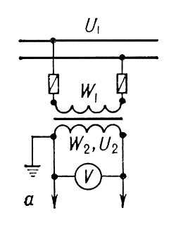 Измерительный трансформатор (схема включения)