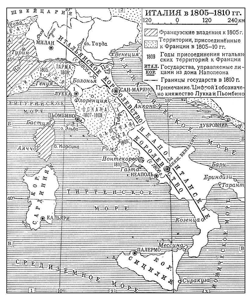 Италия. 1805-10