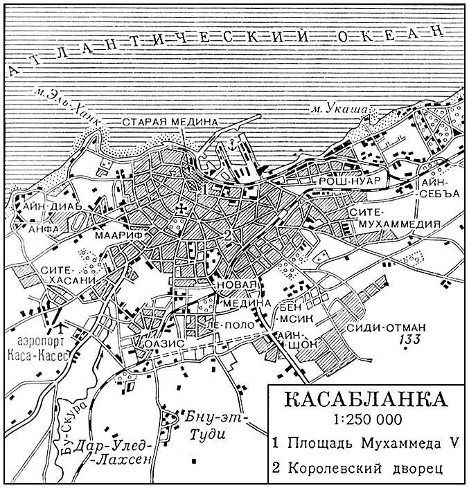 Касабланка (карта)