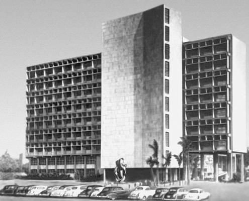 Капабланка А. Здание Министерства внутренних дел в Гаване