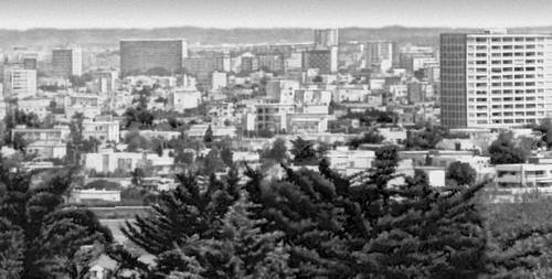 Касабланка. Вид части города (Марокко)