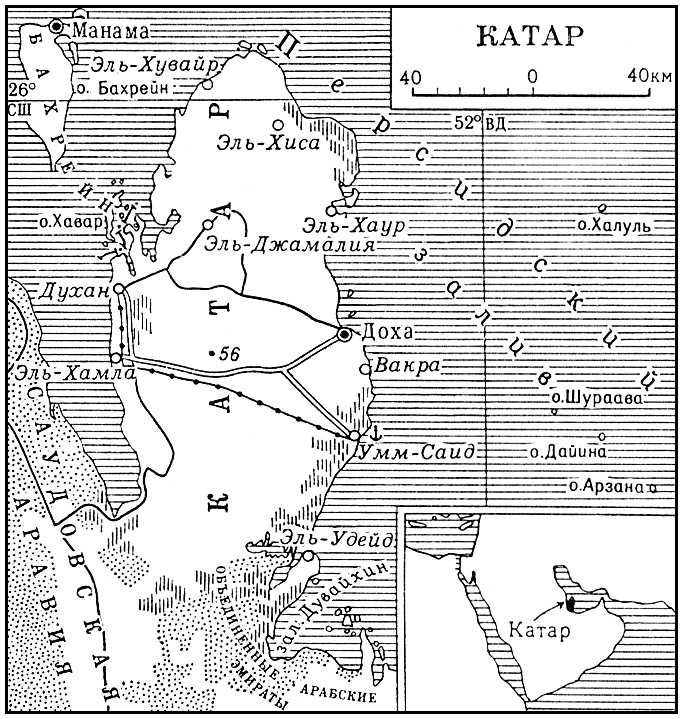 Катар (карта)