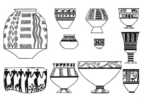 Керамика из комплекса Сиалк III