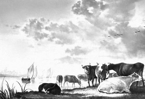 Кёйп А. «Коровы на берегу реки»
