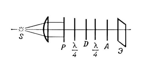 Круговой полярископ (схема)