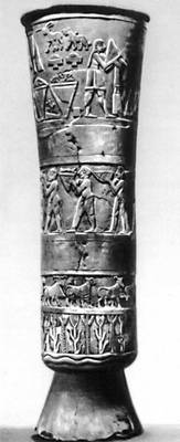 Культовый сосуд из храма богини Иннин в Уруке
