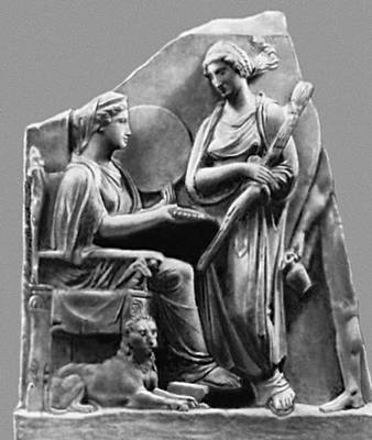Малоазийская «Великая мать» Кибела и греческая Геката (Греция)