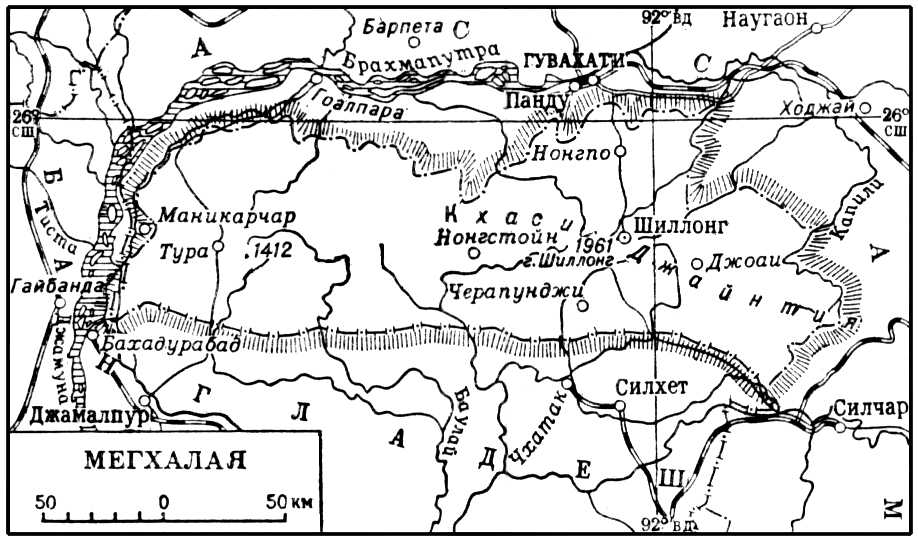 Мегхалая (карта)