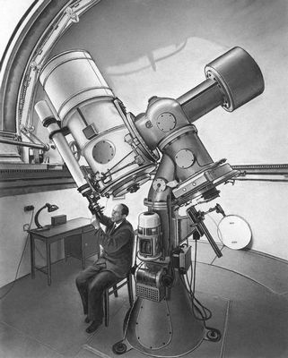 Менисковый телескоп Максутова (Пулковская обсерватория)