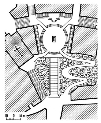 Микеланджело. Площадь Капитолия в Риме (план)