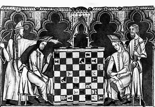 Миниатюра «Книги о шахматах» (Испания)