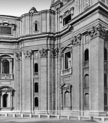 Микеланджело. Апсиды собора Св. Петра в Риме