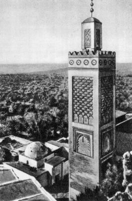 Минарет мечети (Алжир)