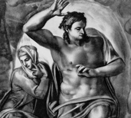 Микеланджело. «Христос и богоматерь»