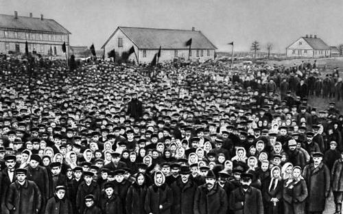 Митинг в Дундаге (Латвия). 1905