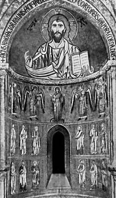 Мозаика апсиды собора (Сицилия)