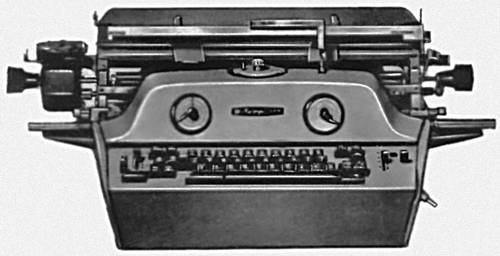 Наборно-пишущая электрическая машина