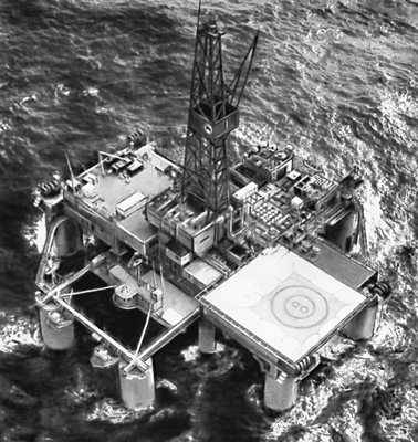 Нефтяная вышка в Северном море