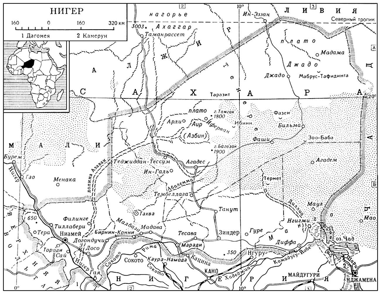 Нигер (карта)