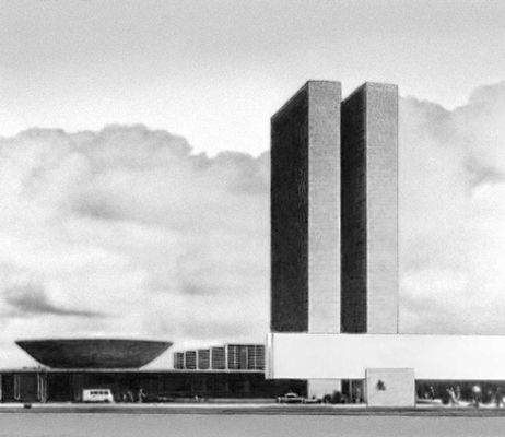 Нимейер О. Здание Национального конгресса (Бразилия)
