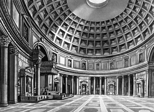Пантеон в Риме (интерьер)