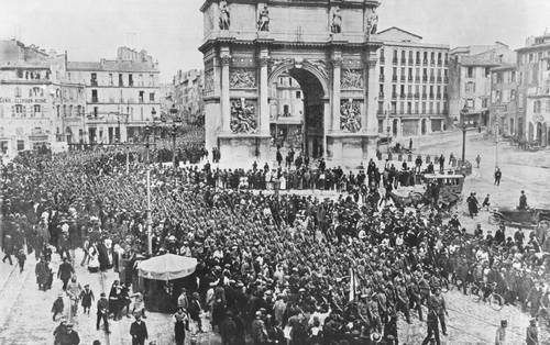Первая мировая война. Русские экспедиционные войска в Марселе