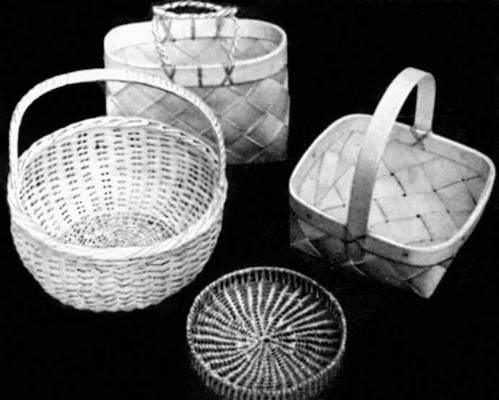 Плетеные изделия народных художественных промыслов (Эстонская ССР)