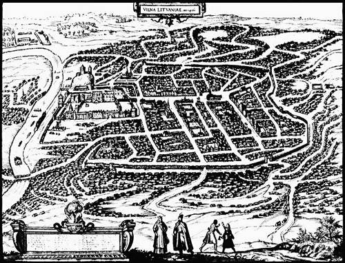 План Вильнюса. Ок. 1530