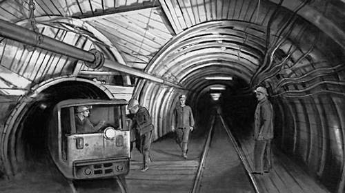 Подземные магистрали шахты (Украина)