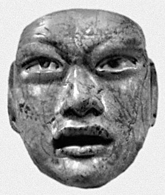 Погребальная маска. Культура ольмеков (Мексика)