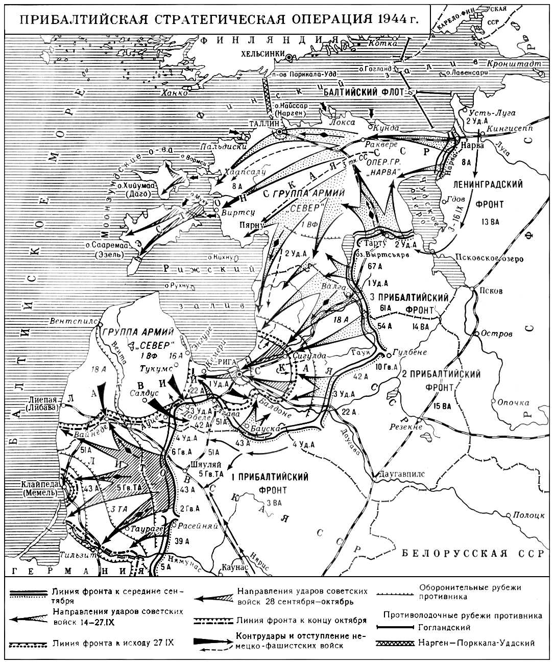 Прибалтийская стратегическая операция 1944