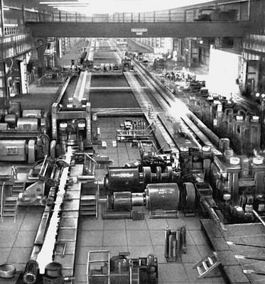 Прокатный стан металлургического завода (Дортмунд, ФРГ)