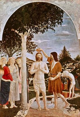 Пьеро делла Франческа. «Крещение Христа»