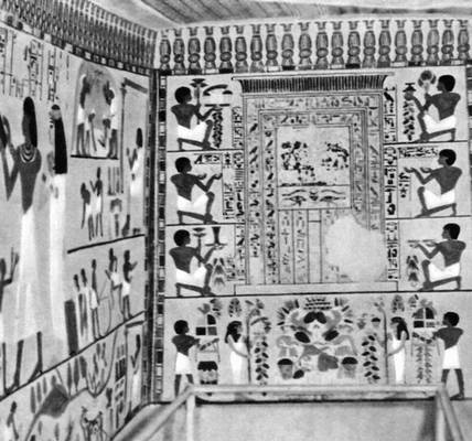 Роспись гробницы в Фивах