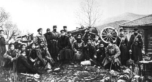 Русско-турецкая война 1877—78. Артиллерийская батарея на Шипке