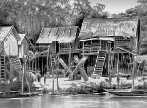 Рыболовецкая деревня (Индокитай)