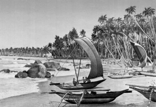 Рыбацкие лодки (Шри-Ланка)