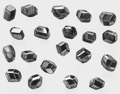 Синтетические кристаллы феррогранатов