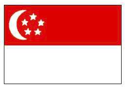 Сингапур. Флаг государственный