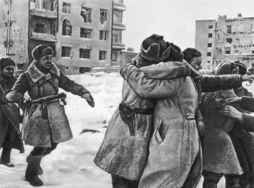 Соединение войск 21-й и 62-й армий в Сталинграде