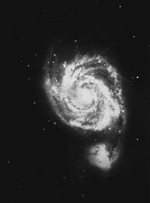 Спиральная галактика в созвездии Гончих Псов