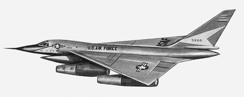 Стратегический бомбардировщик Б-58 (США)