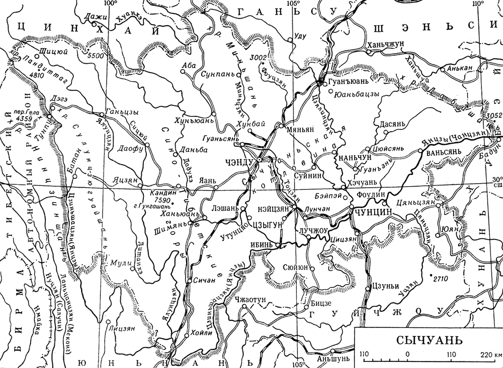 Сычуань (карта)