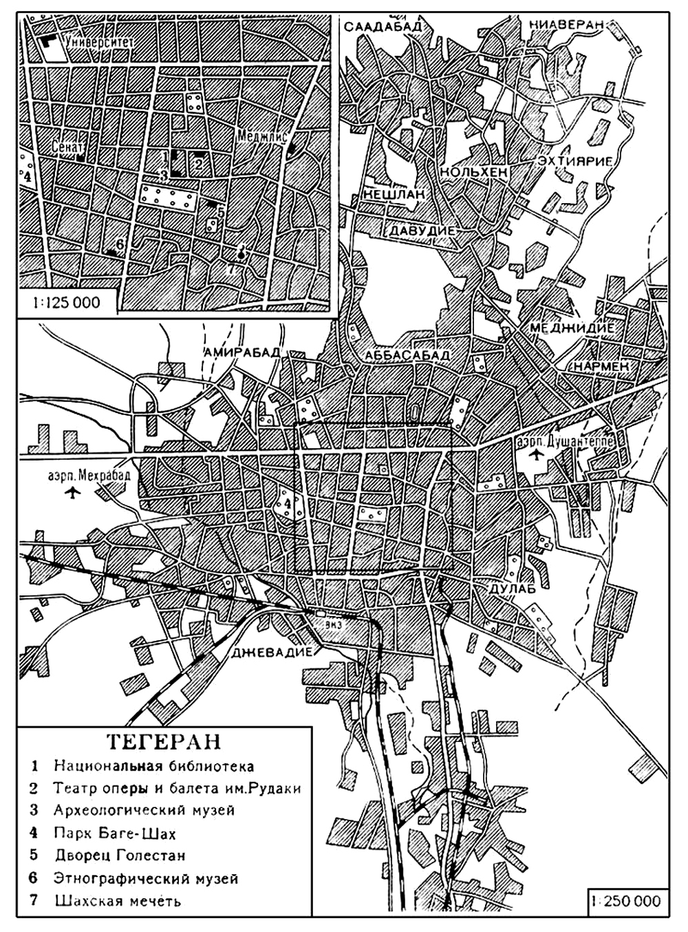 Тегеран (план города)