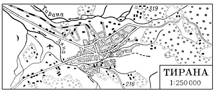 Тирана (план города)