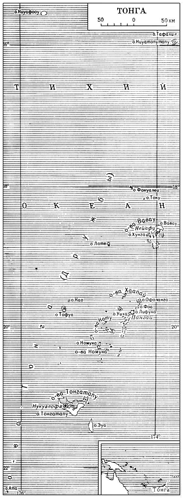 Тонга (карта)