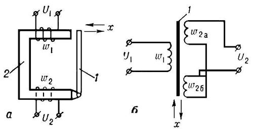 Трансформаторный датчик (схема)