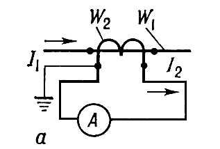 Трансформатор тока (схема включения)