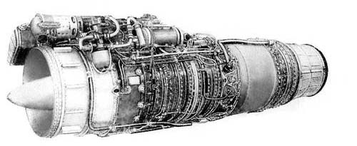 Турбореактивный авиационный двигатель